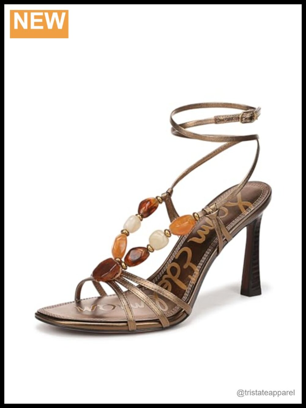 Sam Edelman Imani Leather Stiletto Heel Sandal